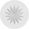 Ekena Millwork Standard Grayson Flower Rosette With Square Edge, 7"W x 7"H x 3/4"P ROSP070X070X075GRY09 - alternate 2